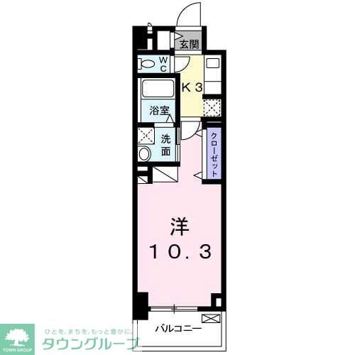 リヴェール武蔵砂川の物件間取画像