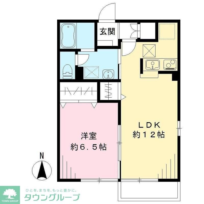 エルメゾン木下の物件間取画像