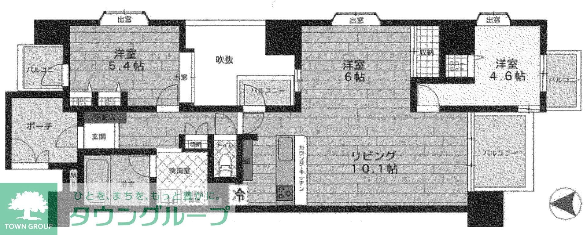 レクセルマンション一橋学園　の物件間取画像