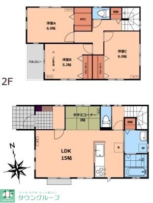 並木町3丁目戸建賃貸住宅の物件間取画像