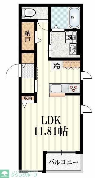 ローゼハイムの物件間取画像