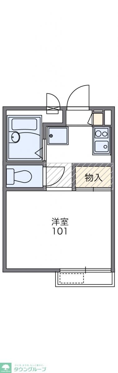 レオパレスＹ・Ｋ武蔵台の物件間取画像