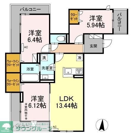 プライム レジデンスの物件間取画像