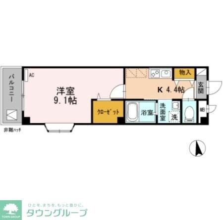 ウィル東小金井の物件間取画像