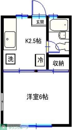 セゾンコートの物件間取画像