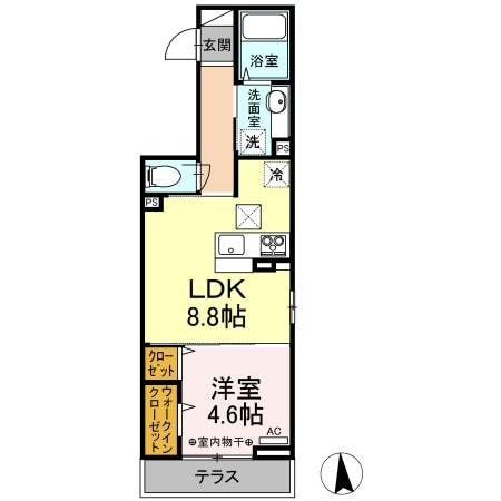 セジュール河辺の物件間取画像