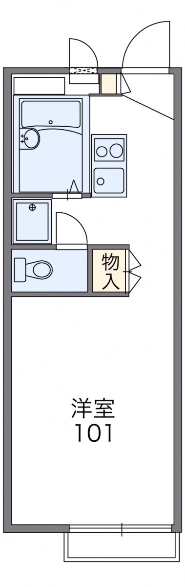 レオネクスト栄町記念公園の物件間取画像