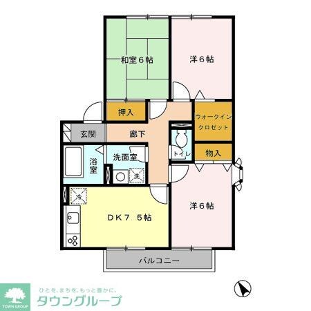 タウンホーム彩の物件間取画像