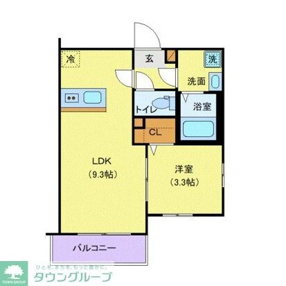 VOGUEの物件間取画像