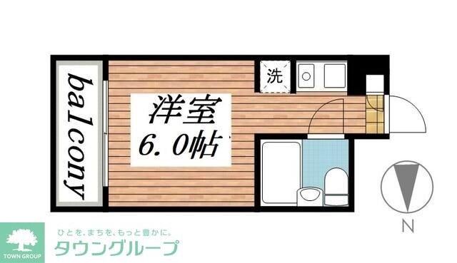 タッシ国立の物件間取画像