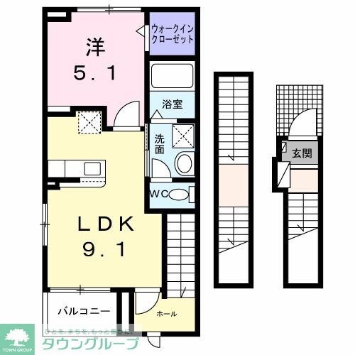ソレイユの物件間取画像