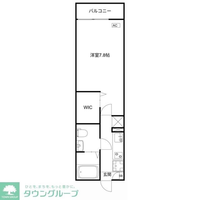 MQuarto福生の物件間取画像