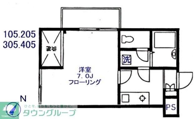 アーデル中野の物件間取画像