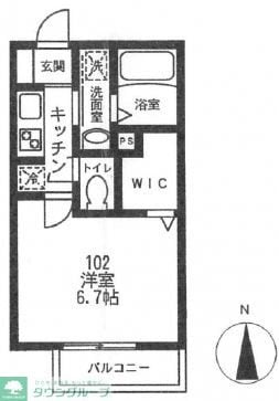 ヴィラフローラの物件間取画像