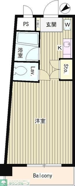 エステージ西調布の物件間取画像