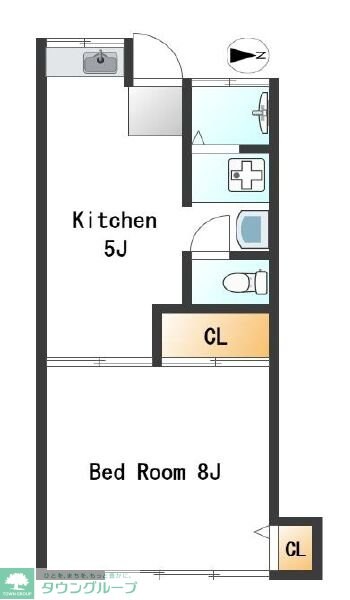 メゾン幸の物件間取画像