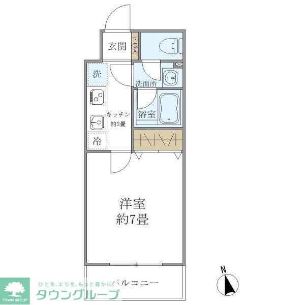 ａｓ　Ｃａｂｉｎｓの物件間取画像