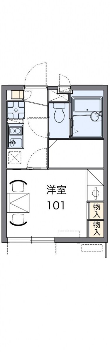 レオパレス櫻の夢の物件間取画像