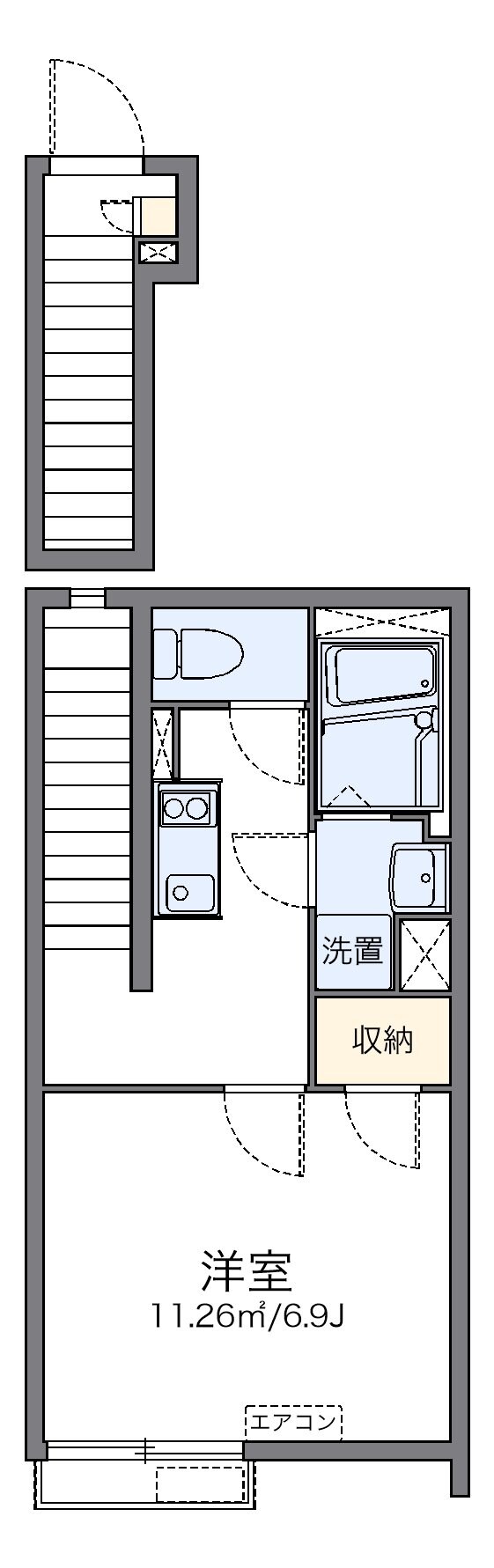 レオネクストてんまやの物件間取画像