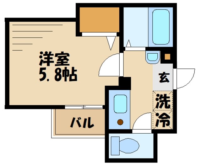 グランクオール西国立の物件間取画像