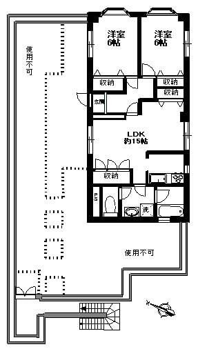 ウメジュネスの物件間取画像