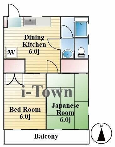 新堀マンションの物件間取画像