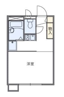 レオパレスデルニエＫIIの物件間取画像