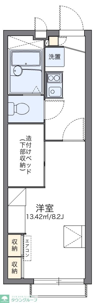 レオパレスエクレール　IIの物件間取画像