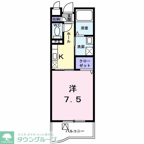 ピナイサーラ東大和の物件間取画像