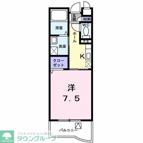 ピナイサーラ東大和の物件間取画像