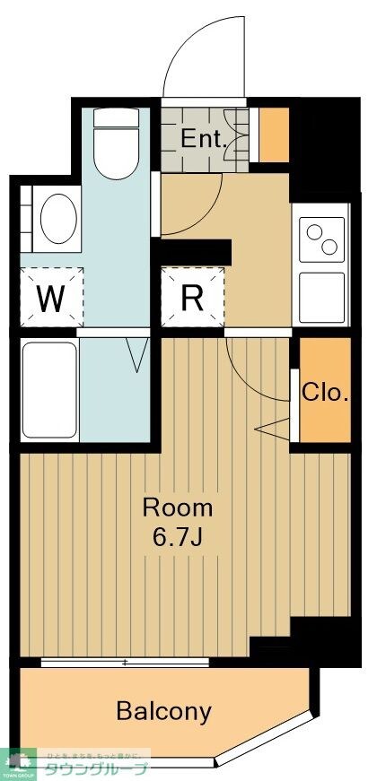 ルフレ　イムーブル立川の物件間取画像