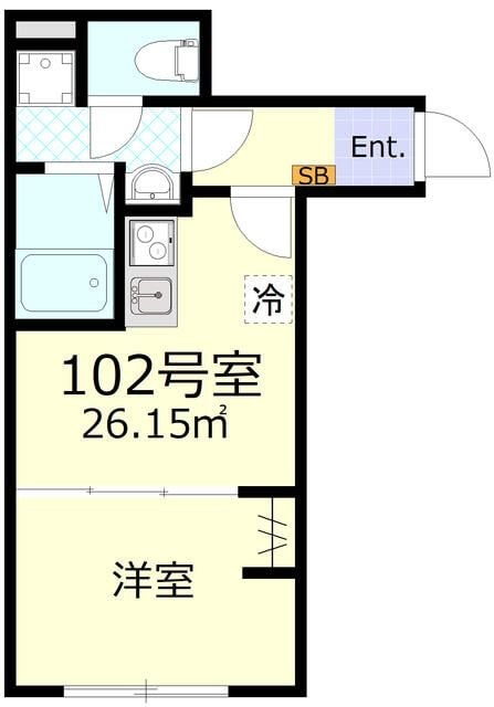 グランディール府中の物件間取画像