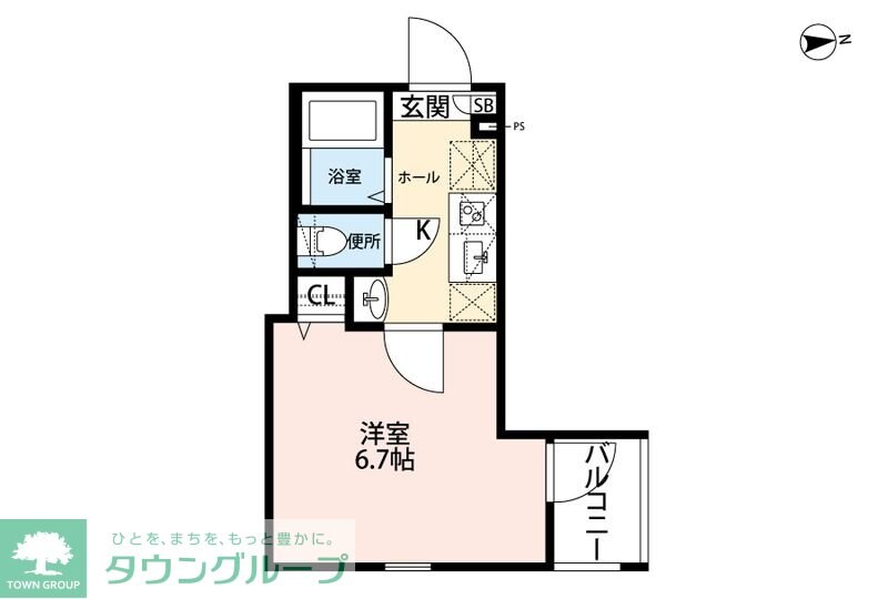 グランクオール美園町イーストレジデンスの物件間取画像