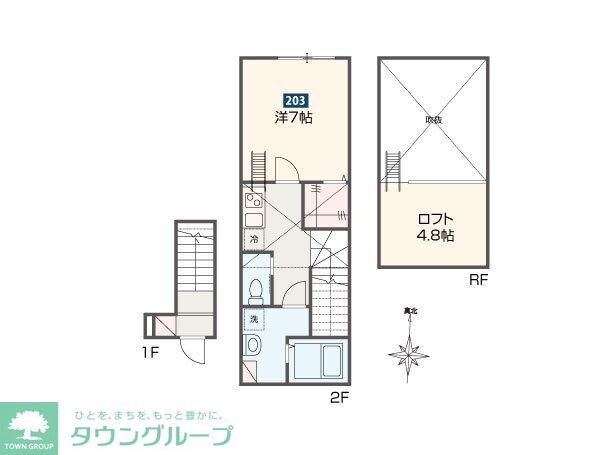 del Cielo小平の物件間取画像