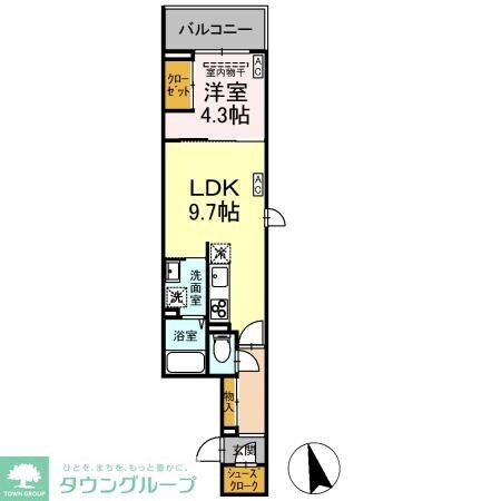 Asset-Court小金井本町Aの物件間取画像
