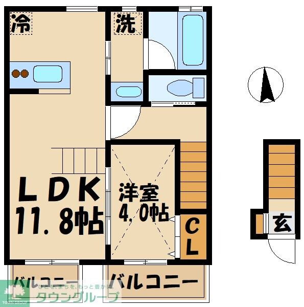 カーサ　エスポワールの物件間取画像