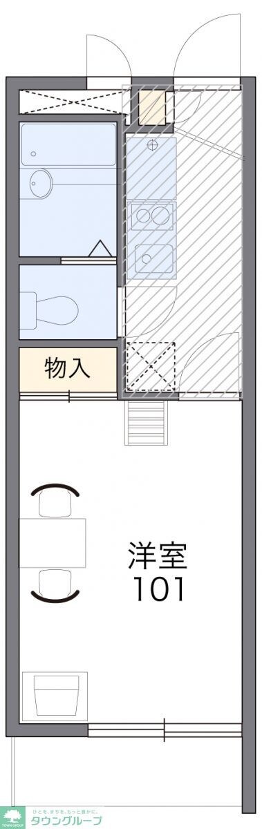 レオパレスＭａｅｈａｒａの物件間取画像