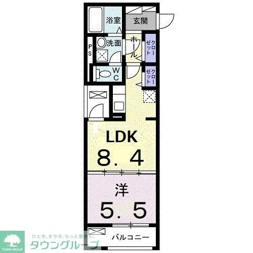 パフュームIIIの物件間取画像