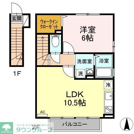 ベルクウッドの物件間取画像