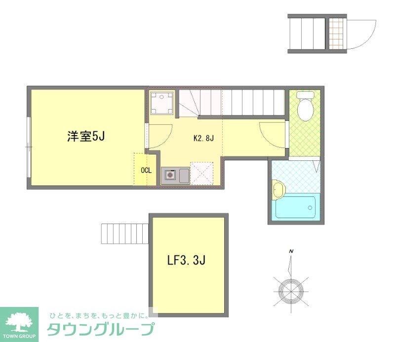 サザンロード国分寺の物件間取画像