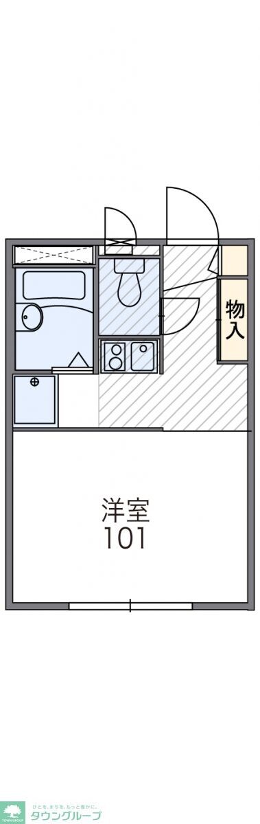 レオパレスｍａｉｓｏｎ　ｈｕｉｔ・ｃｉｎｇの物件間取画像
