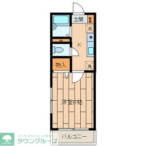 ユニベール石神井の物件間取画像