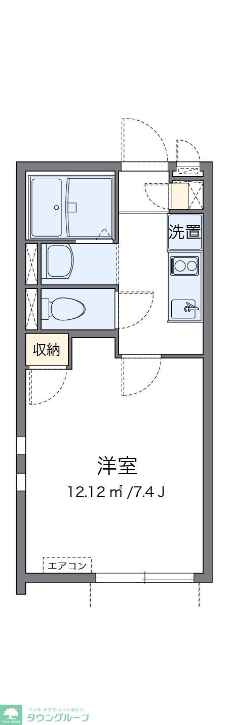 クレイノブルーコーポIIの物件間取画像