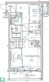 ＡＲＫＭＡＲＫ中村橋の物件間取画像