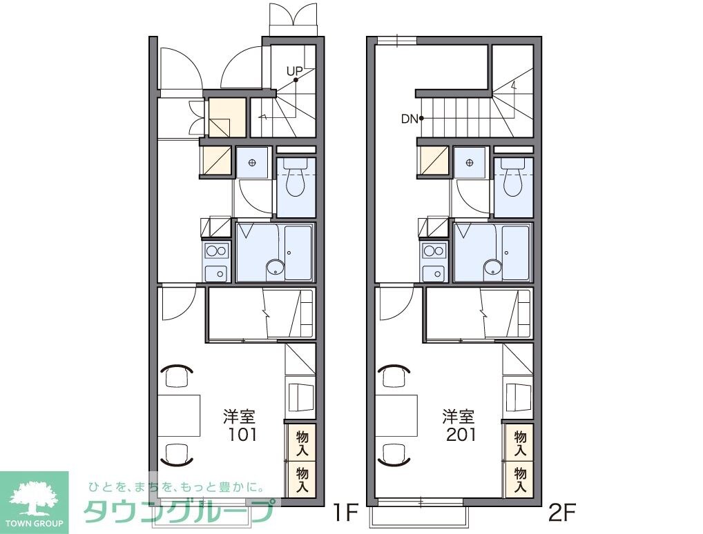 レオパレスＣｏｓｍｏの物件間取画像