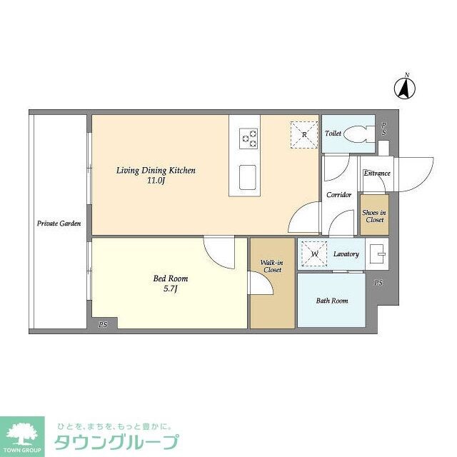 メゾンドオンディーヌの物件間取画像