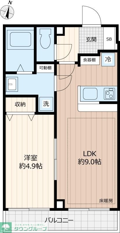 ピアコートＴＭ上石神井　弐番館の物件間取画像