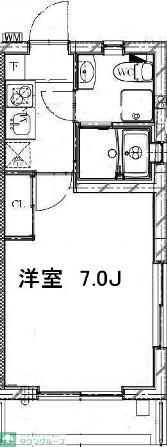 メゾン・ブルーの物件間取画像