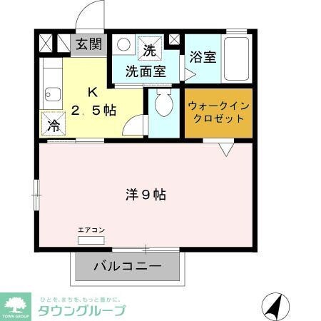 モナリエ東村山の物件間取画像