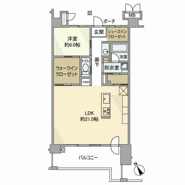 オーベル吉祥寺ＥＡＳＴの物件間取画像